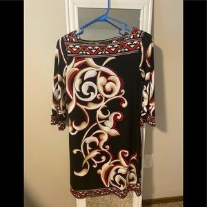 Jersey Knit 3/4 sleeve dress